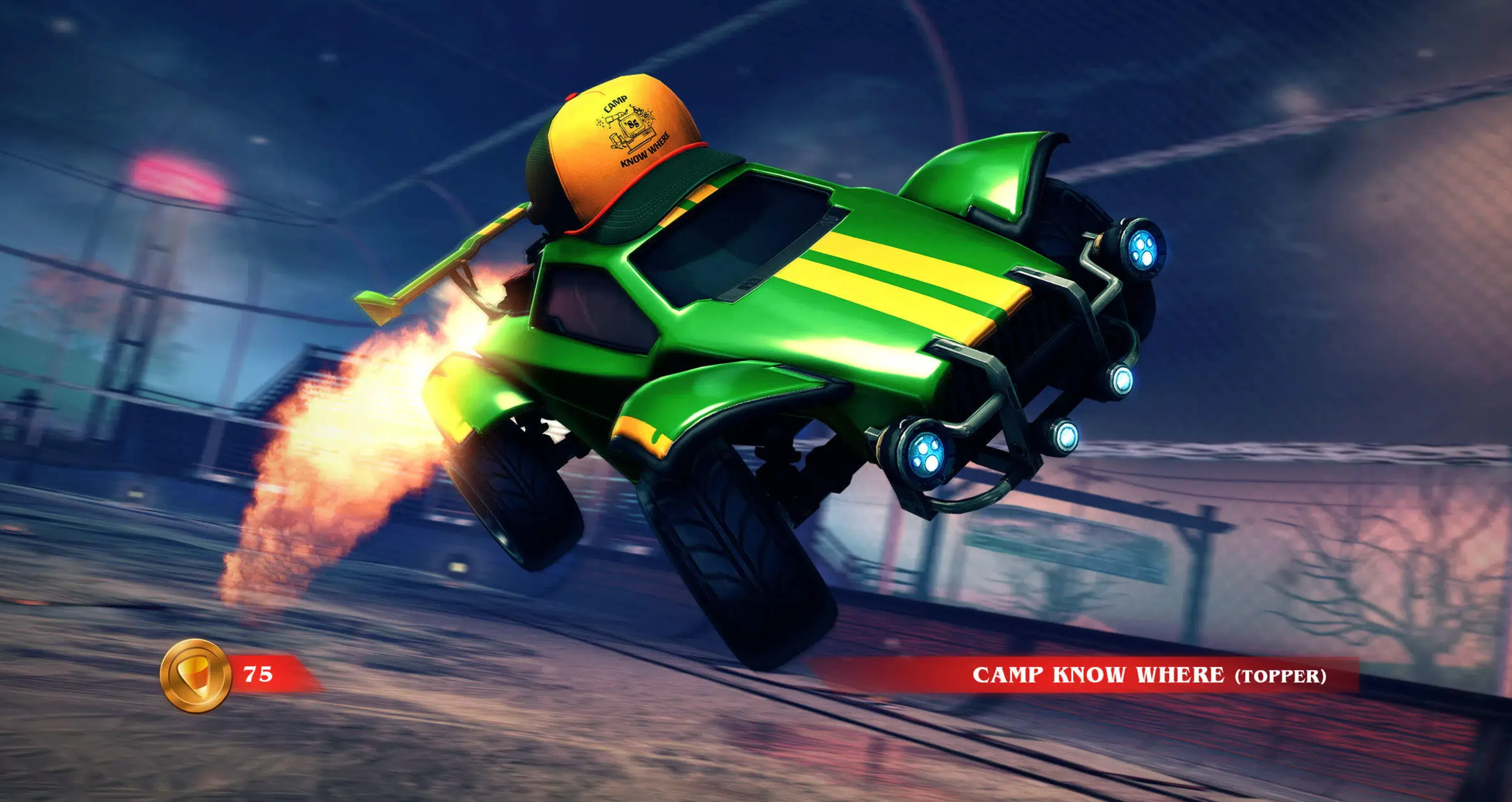 Camp Know Where rocket league